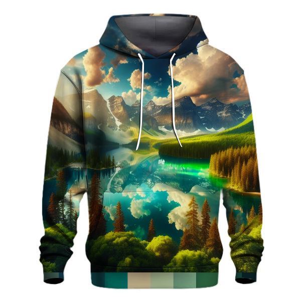 Majestic Mountain Lake Hoodie
