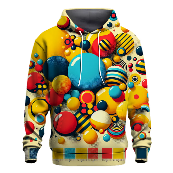 Retro Fun Polka Dots Hoodie