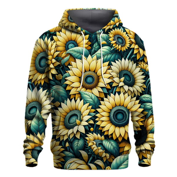 Groovy Sunflower Fields Hoodie