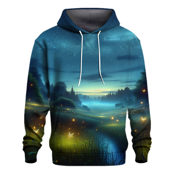 Glowing Fireflies Night Hoodie