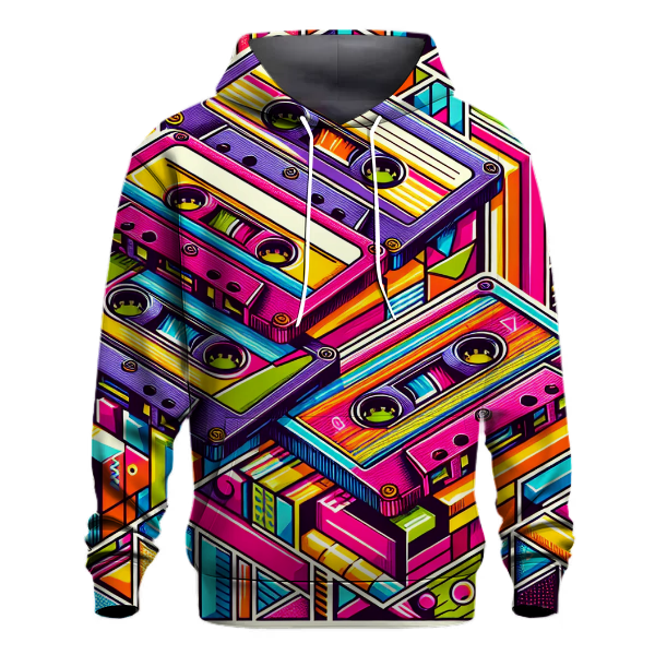 Cassette Vibes Design Hoodie