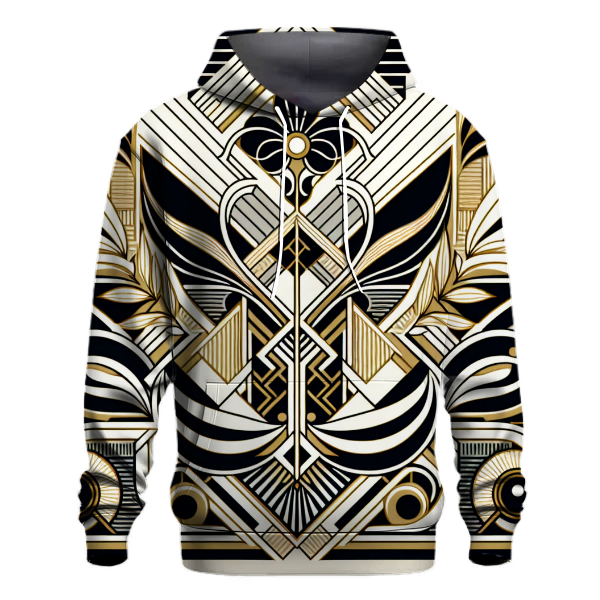 Retro Art Deco Dreams Hoodie