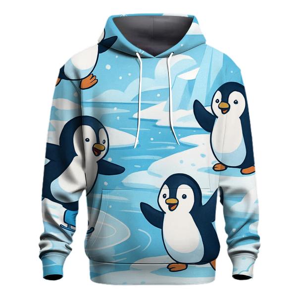 Snowy Penguin Pals Hoodie