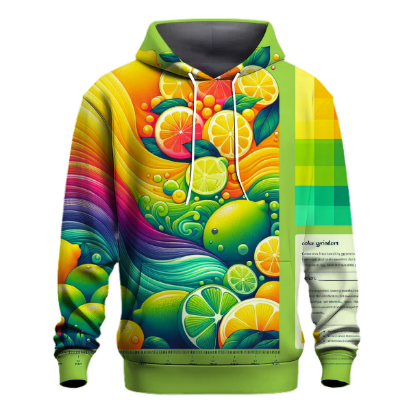 Charming Citrus Gradient Hoodie