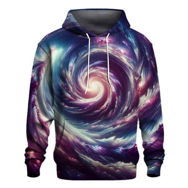 Colorful Cosmic Vortex Hoodie