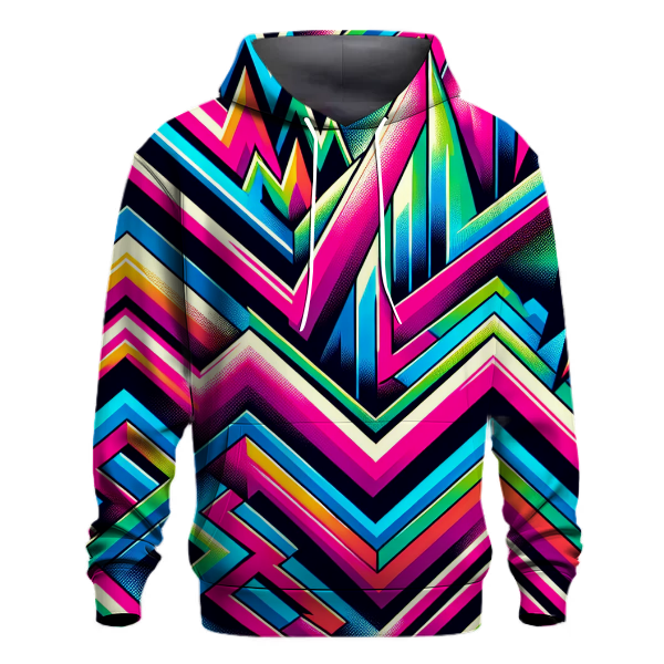 Electric Funk Patterns Hoodie