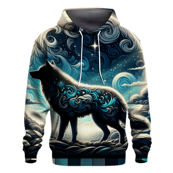 Mystic Wolf Howl Hoodie