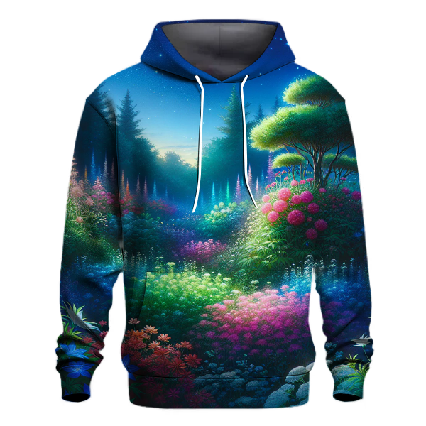 Enchanting Night Garden Hoodie