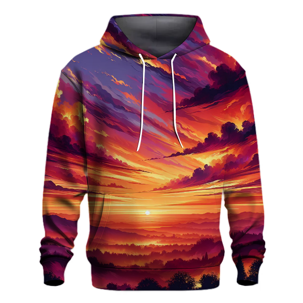 Blazing Sunset Reverie Hoodie