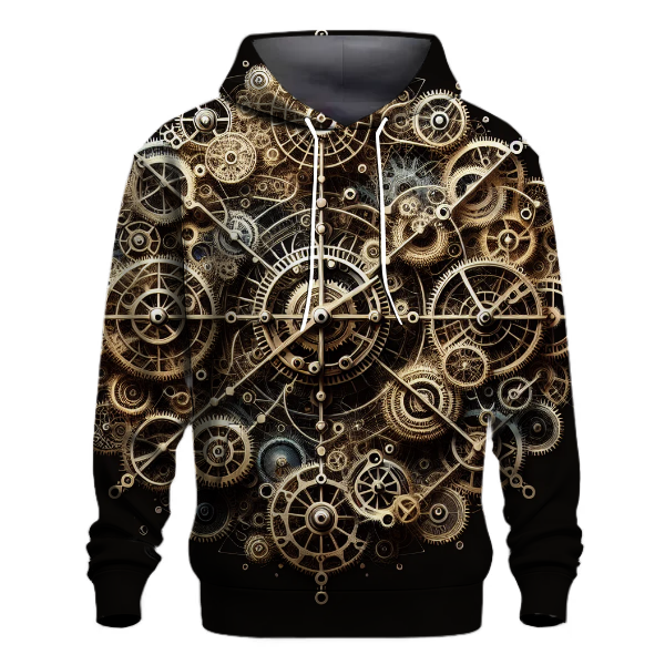 Enigmatic Clockwork Puzzle Hoodie