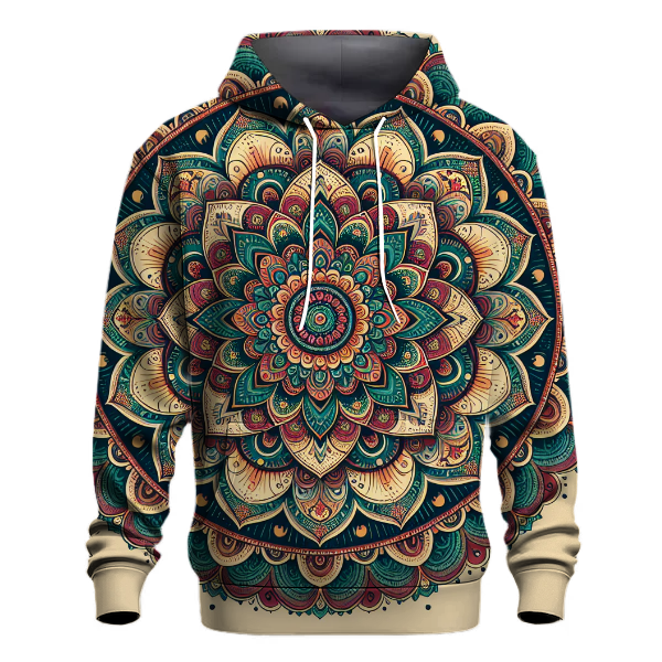 Classic Boho Mandala Hoodie