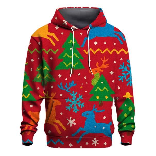 Ugly Christmas Sweater Party Hoodie