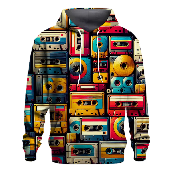Classic 80s Tape Cassette Hoodie