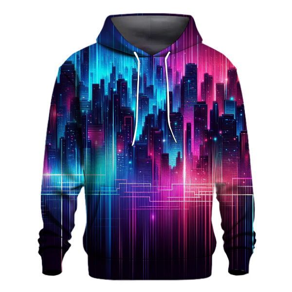 Neon Dreamscape Delight Hoodie
