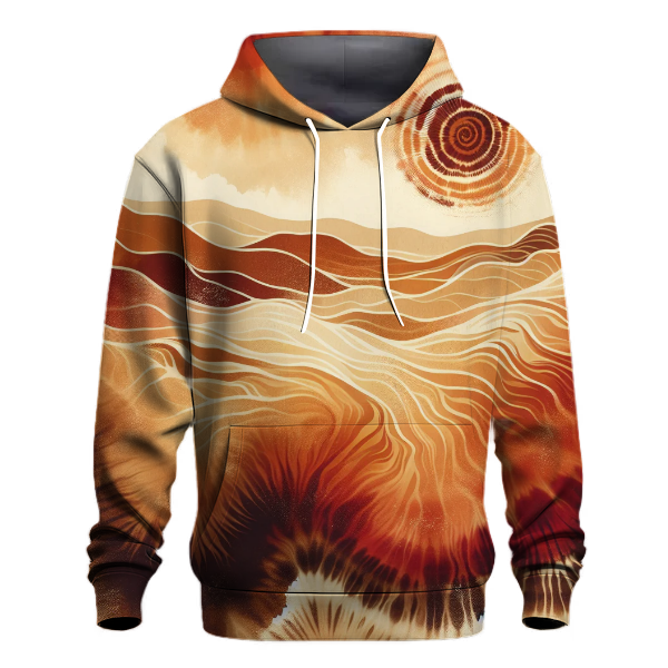 Copper Sands Tie-dye Design Hoodie