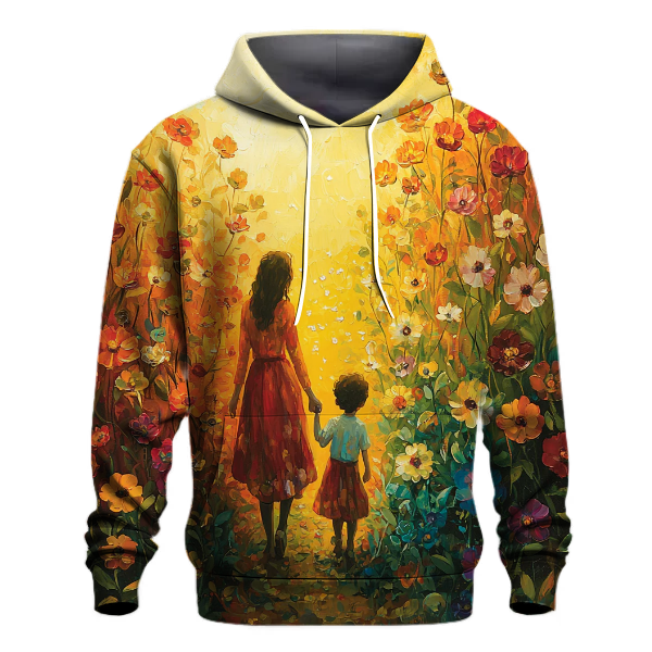 The Hearts Garden A Mothers Love Blooming Through Life Hoodie