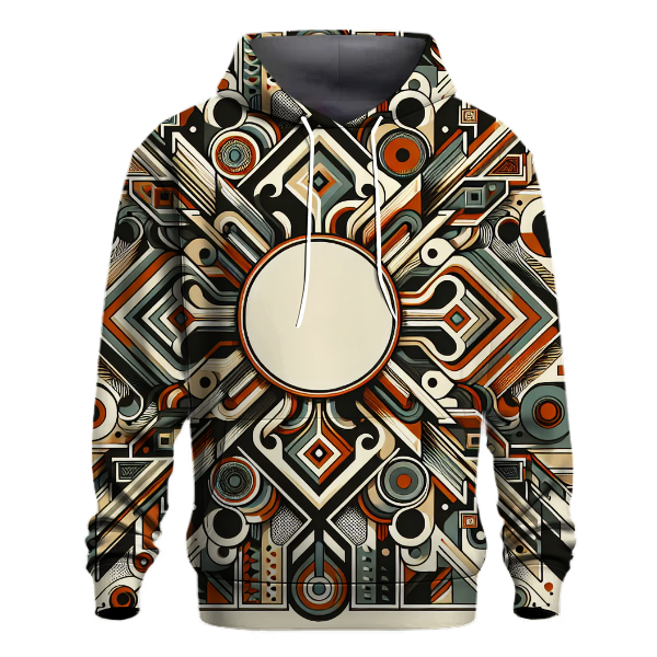 Sunburst Geometric Patterns Hoodie