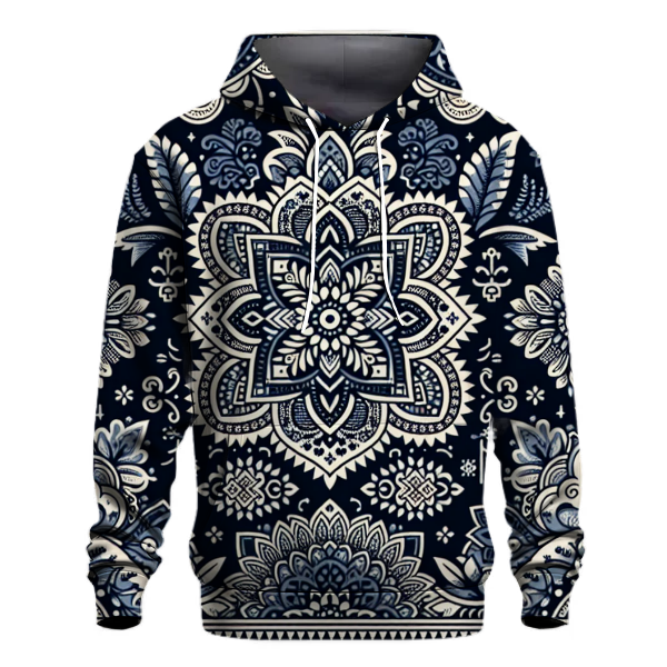 Retro Bandana Patterns Hoodie