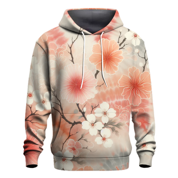 Blush Bloom Tie-Dye Hoodie