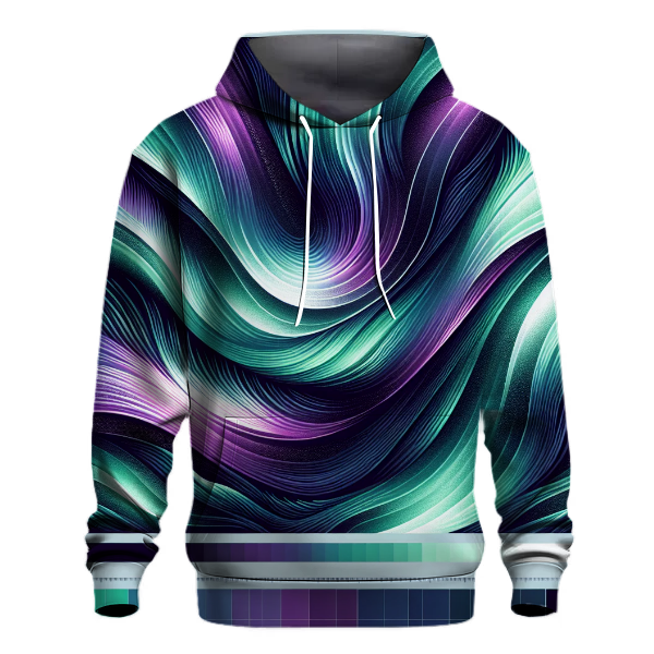 Aurora Glow Tie-Dye Hoodie