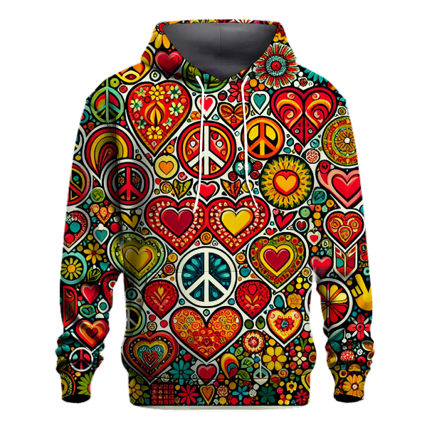 Bold Peace Patterns Hoodie