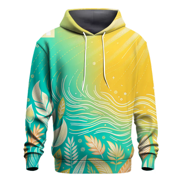 Breezy Lagoon Gradient Hoodie