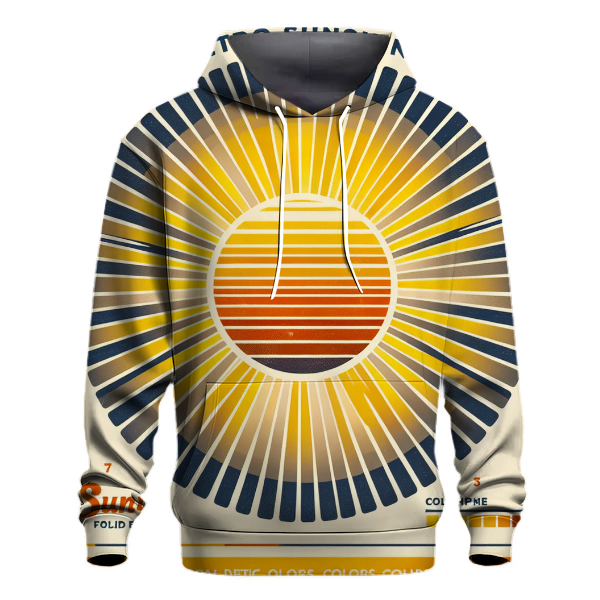 Rays of Retro Sunshine Hoodie