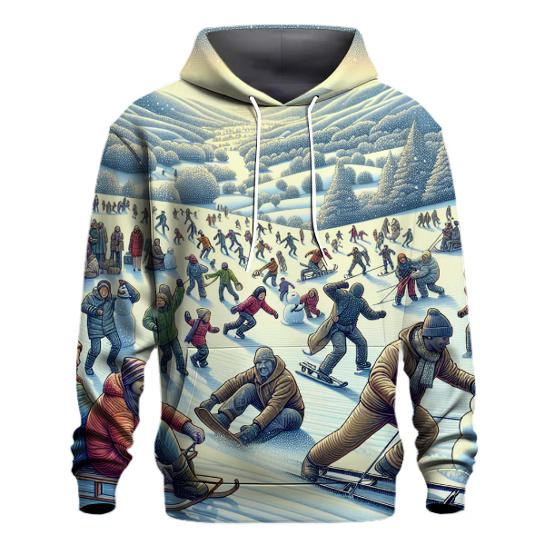 Extreme Sledding Fun Hoodie