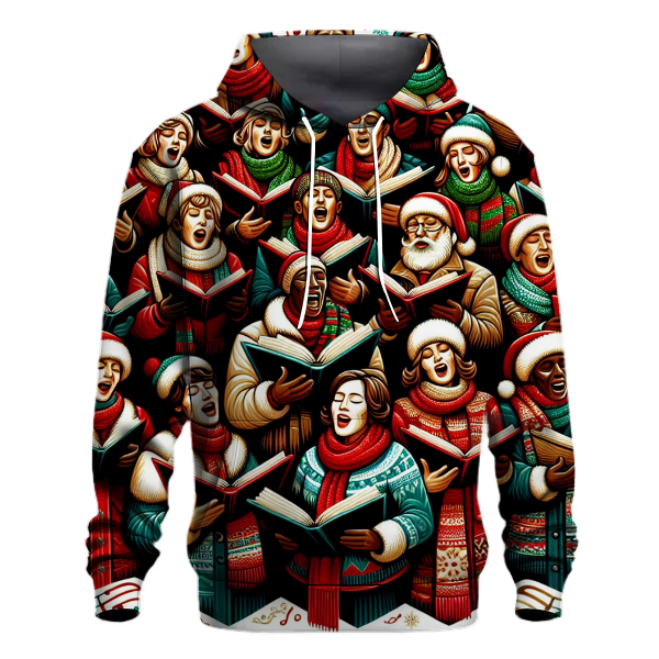 Charming Christmas Carolers Hoodie