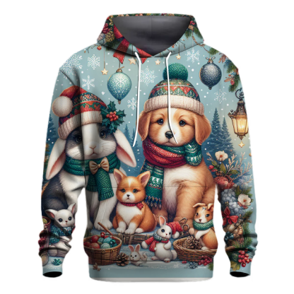 Cuddly Christmas Animals Hoodie