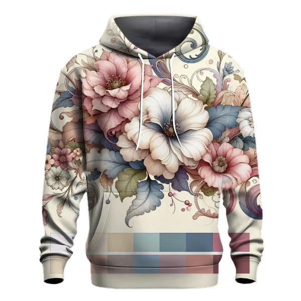Elegant Floral Ballet Hoodie