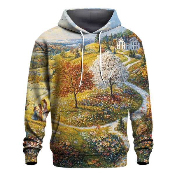 The Embrace of Seasons A Mothers Love Through Life's Changes Hoodie