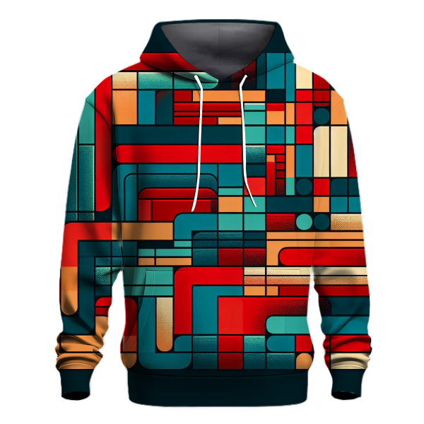 Vintage Color Blocks Hoodie