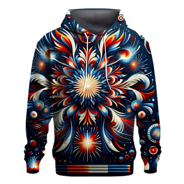 Bold Firecracker Splash Hoodie