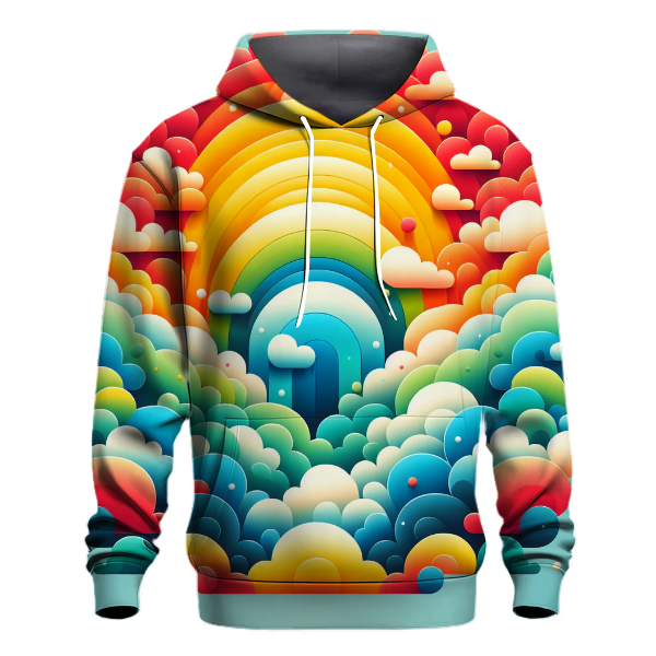 Bright Rainbow Fade Hoodie