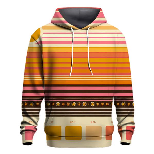 Sunset Horizon Stripes Hoodie