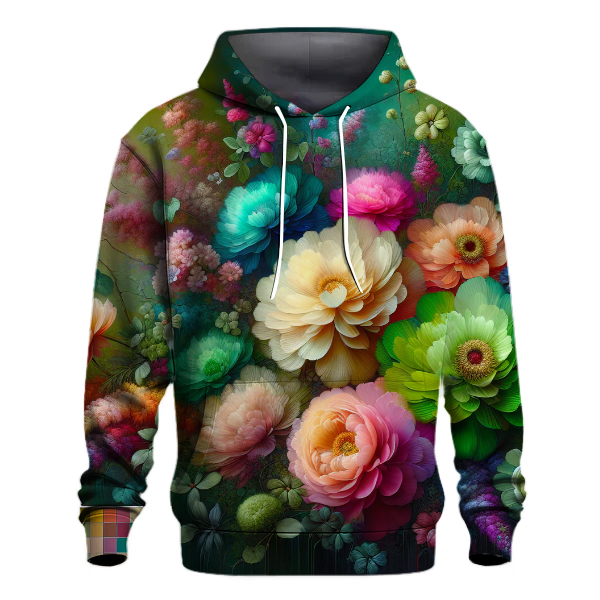 Radiant Floral Harmony Hoodie