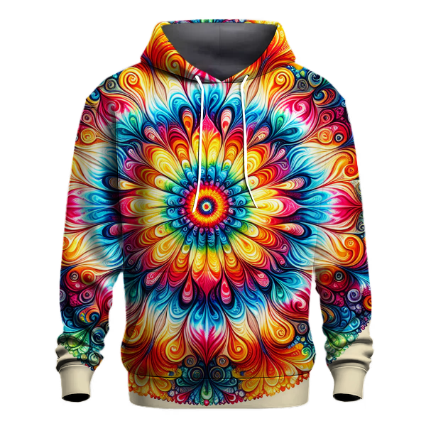 Rainbow Dreamscape Tie-Dye Hoodie