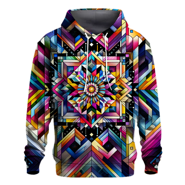 Kaleidoscopic Pop Burst Hoodie