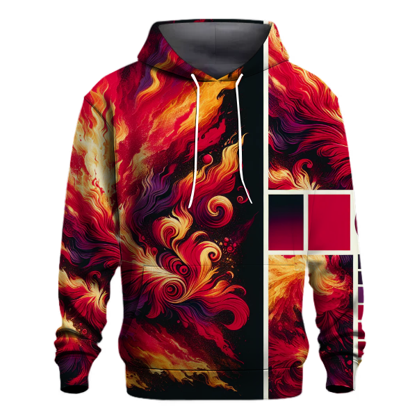 Magenta Blaze Tie-Dye Hoodie