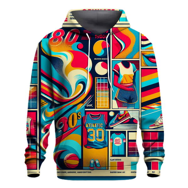 Classic 80s Sports Hoodie