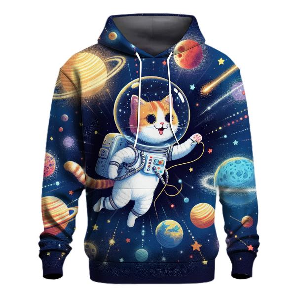 Cosmic Cat Odyssey Hoodie