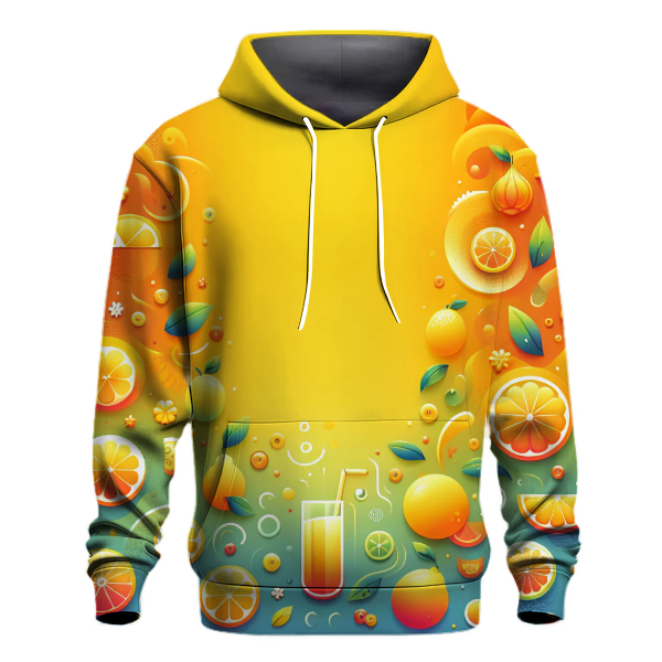 Bold Citrus Gradient Hoodie