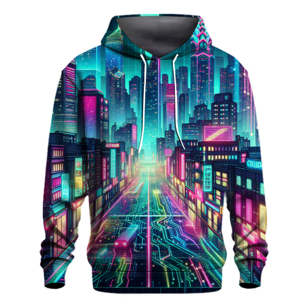 Cyber City Nights Hoodie