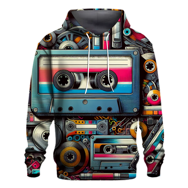 Retro Cassette Wave Hoodie