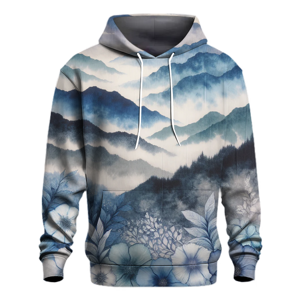 Misty Mountain Range Tie-dye Hoodie