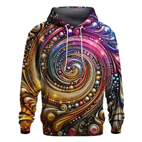 Disco Glitter Swirls Hoodie
