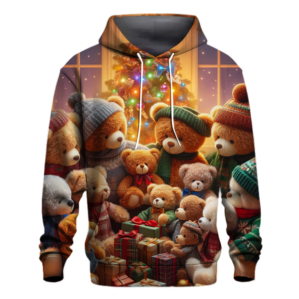 Teddy Bear Christmas Reunion Hoodie