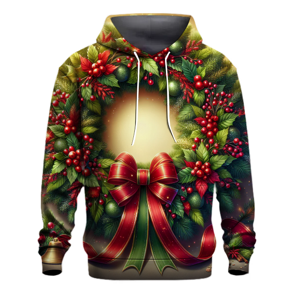 Charming Christmas Wreath Hoodie