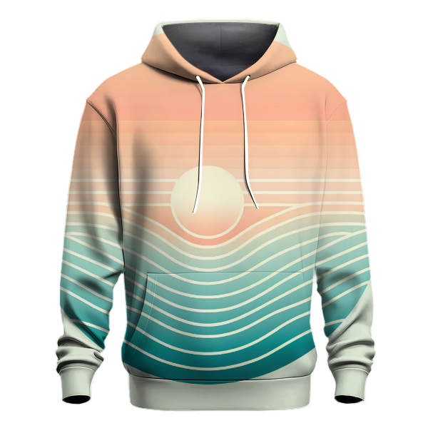 Coastal Sunrise Gradient Hoodie